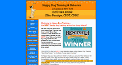 Desktop Screenshot of happydogbehavior.com